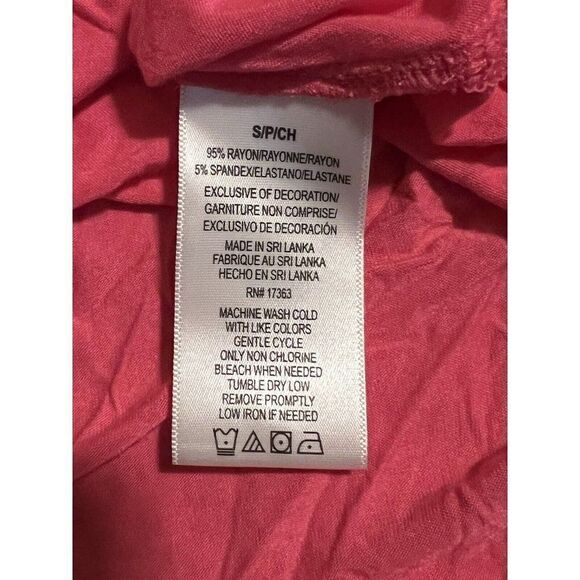 Cuddl Duds Pink Palm Tree V-Neck Boxer Shorts Pajama Set Small NWT - Picture 5 of 5